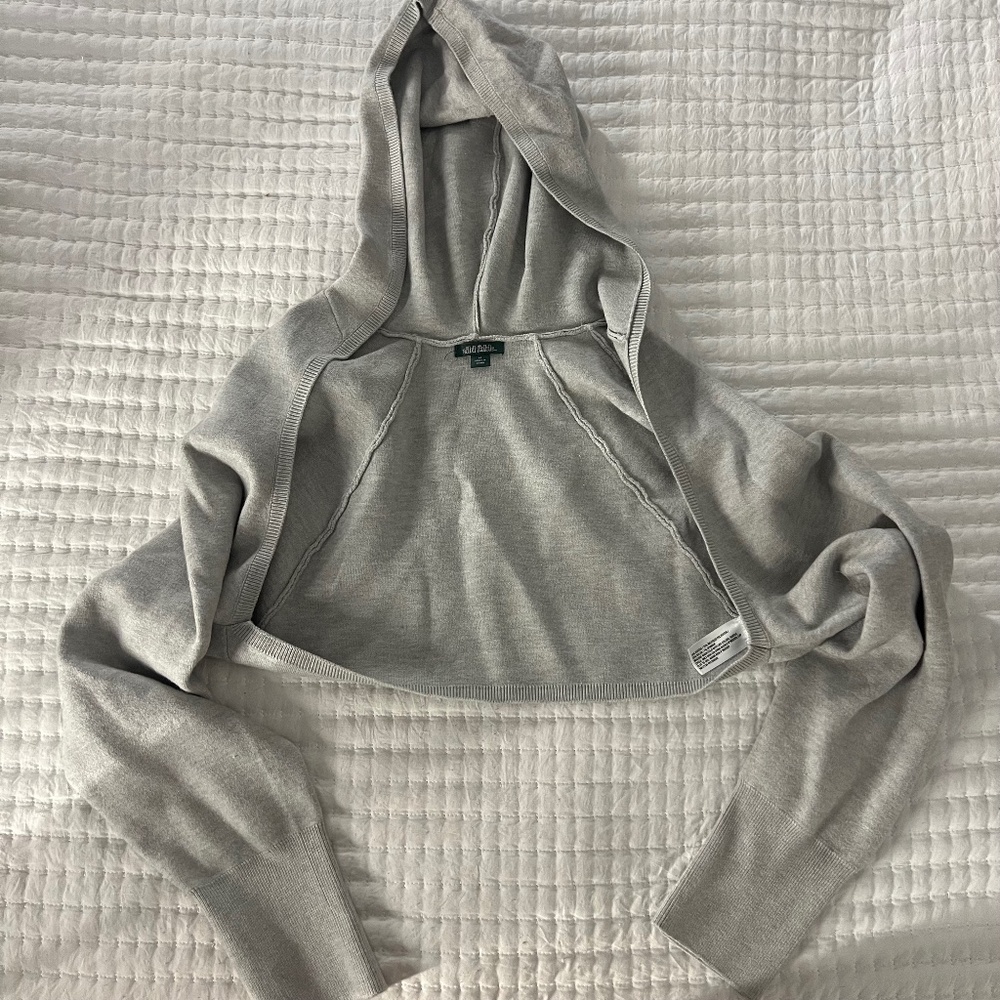 NWOT Hooded Sweater Shrug